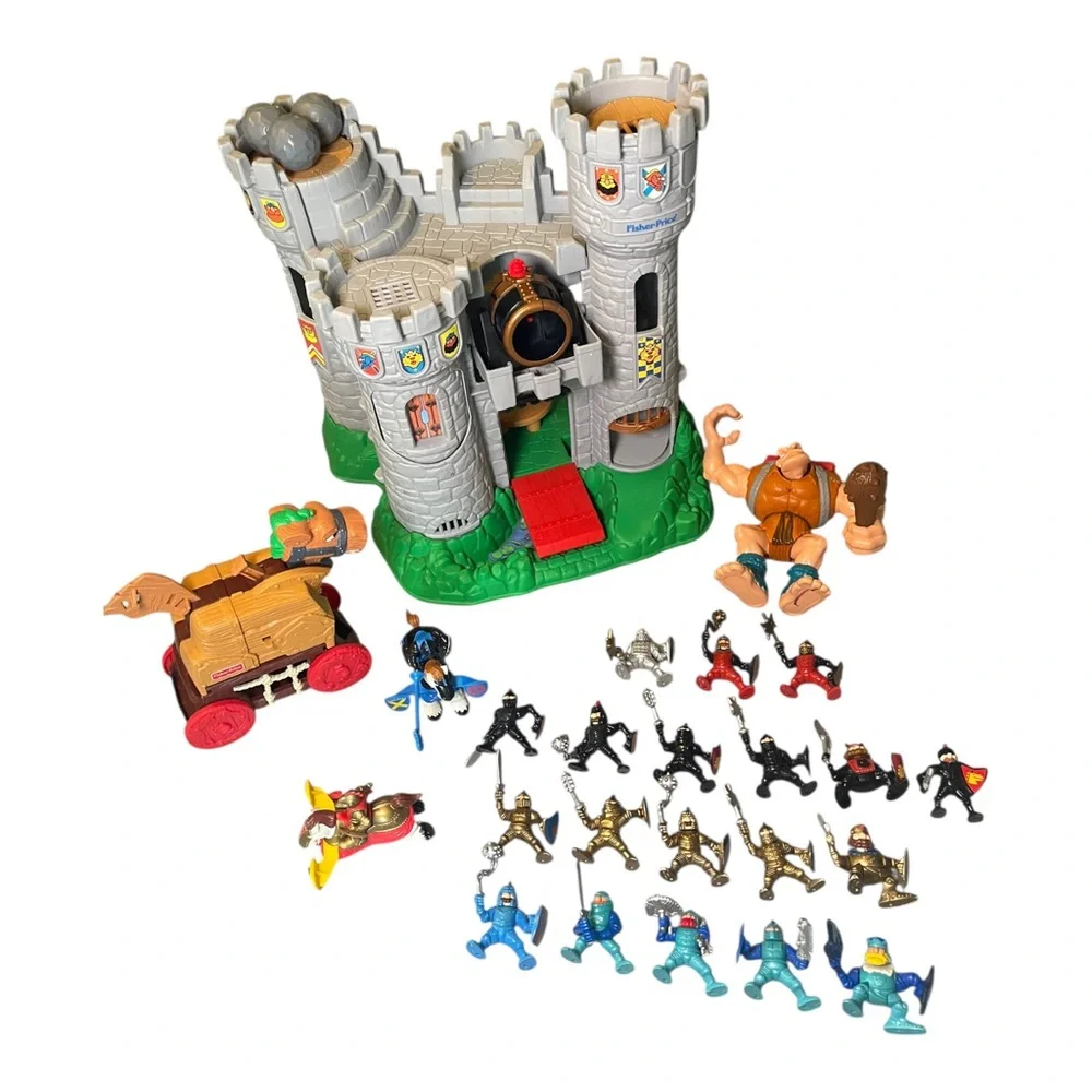 1994 Fisher-Price Great Adventures Castle Knight Action Figures & Accessories